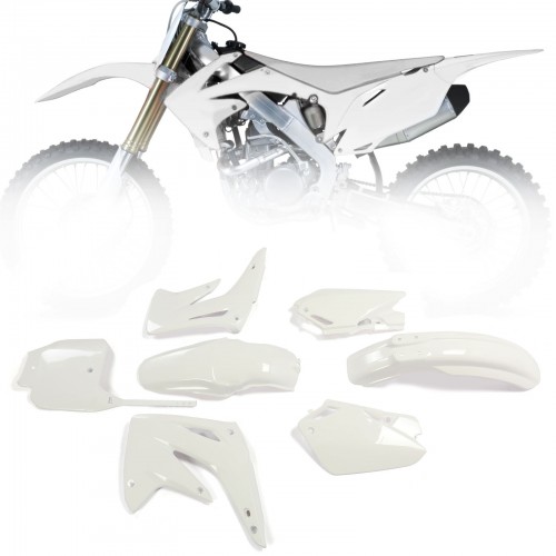 White Plastic Kit Bodywork Kit Fairing for Honda CR85R CR85RB 03-07picture4