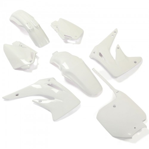 White Plastic Kit Bodywork Kit Fairing for Honda CR85R CR85RB 03-07picture6