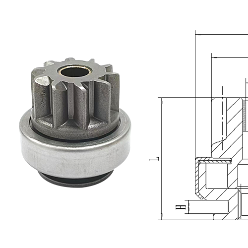 GL0392 STARTER DRIVE For CW 10-Tooth 8-Spline Starter Systems 43.5mm Overrunning Clutch