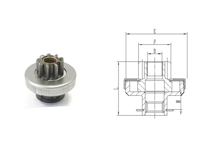 GL0394 STARTER DRIVE