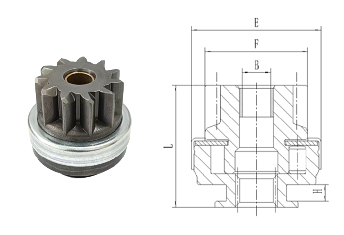 GL0395 STARTER DRIVE