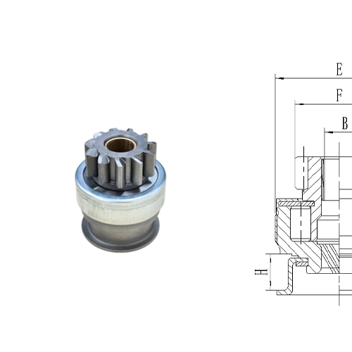 GL0398 STARTER DRIVE For CW 11-Tooth 8-Spline Starter Systems 45.2mm Overrunning Clutch