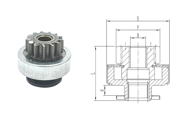 GL0400 STARTER DRIVE