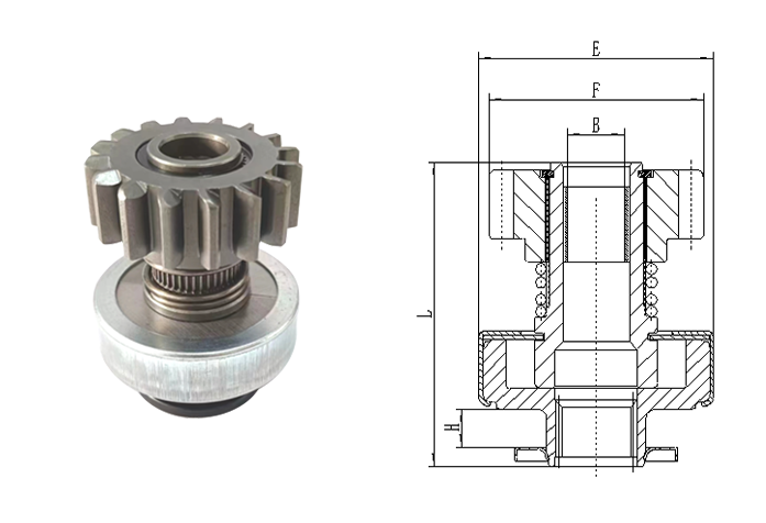 GL0401 STARTER DRIVE