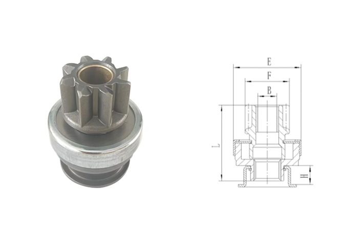 GL0402 STARTER DRIVE