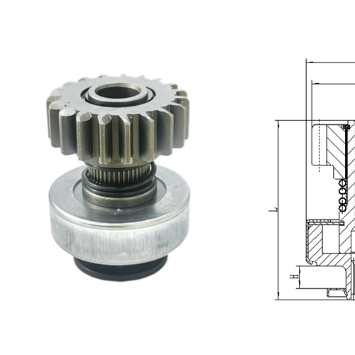 GL0404 STARTER DRIVE For CW 19-Tooth 8-Spline QDY12114