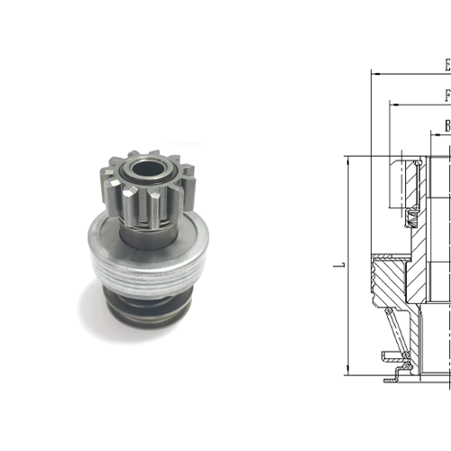 GL0406 STARTER DRIVE For CW 11-Tooth 16-Spline Starter Systems 1006210547