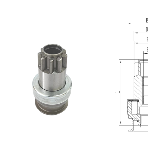 GL0408 STARTER DRIVE For CCW 9-Tooth 8-Spline Starter Systems 45.2mm Overrunning Clutch