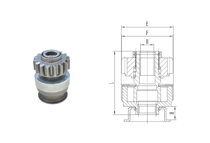 GL0421 STARTER DRIVE