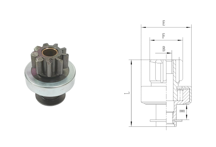 GL0423 STARTER DRIVE