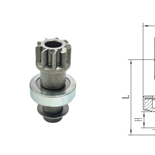 GL0430 STARTER DRIVE For 31320-51A10B CW 9-Tooth 10-Spline