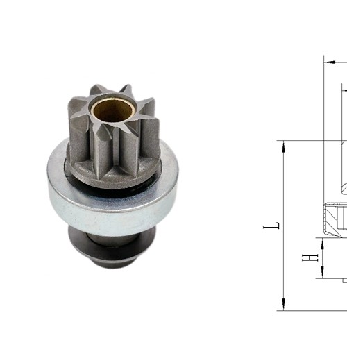 GL0431 STARTER DRIVE For AIL950810 CW 8-Tooth 10-Spline