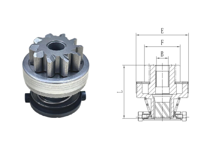 GL0433 STARTER DRIVE