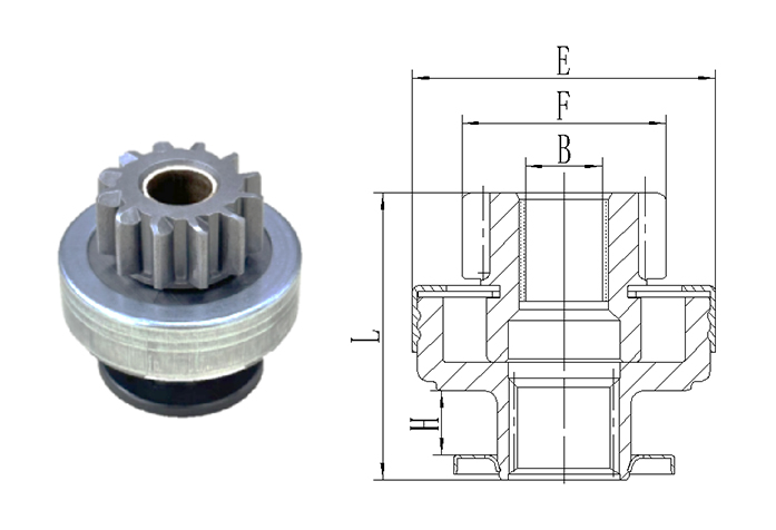 GL0434 STARTER DRIVE