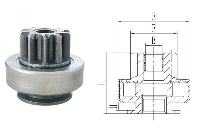GL0437 STARTER DRIVE
