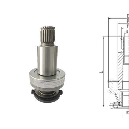 GL0438 STARTER DRIVE For CW 22-Tooth 16-Spline 94.8mm Clutch