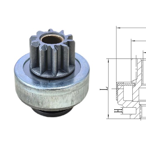 GL0448 STARTER DRIVE For CW 10-Tooth 10-Spline 46.8mm Clutch