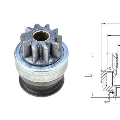 GL0456 STARTER DRIVE For M000T89481 CW 10T 8-Spline