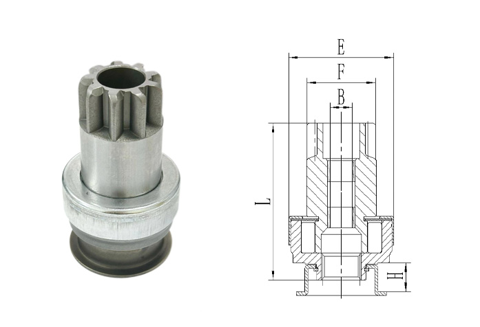 GL0458 STARTER DRIVE