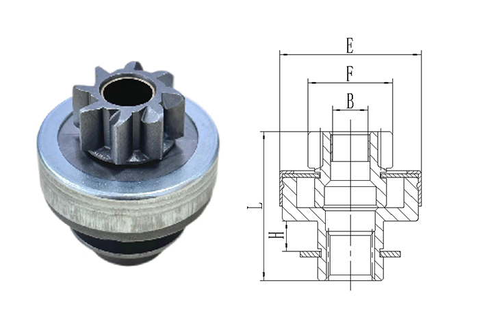 GL0462 STARTER DRIVE