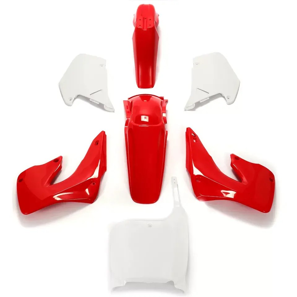 Plastic Complete Fairing Body Fender Kit For Honda CR125R CR250R 2000-2001