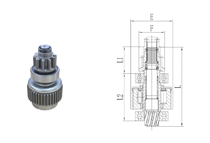 GL0465 STARTER DRIVE