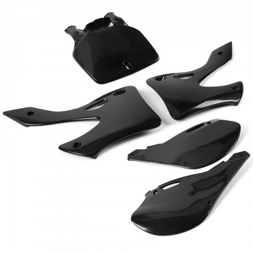7PCS Black Plastic Kit for KAWASAKI KX125 KX250 1999 2000 2001 2002picture4