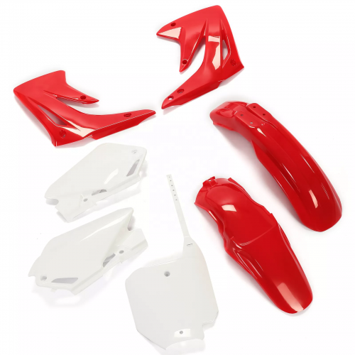 Plastic Kit Bodywork Fairing For Honda CR85R/CR85RB 2003-2007 Red/Whitepicture2