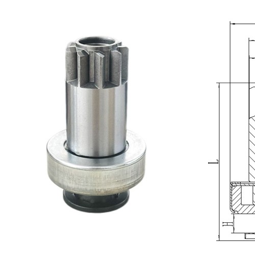 GL0473 STARTER DRIVE For QDY1263 CW 9T 10 - Spline