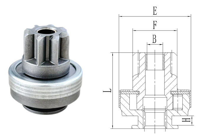 GL0487 STARTER DRIVE