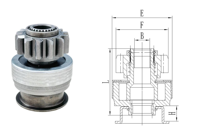 GL0488 STARTER DRIVE