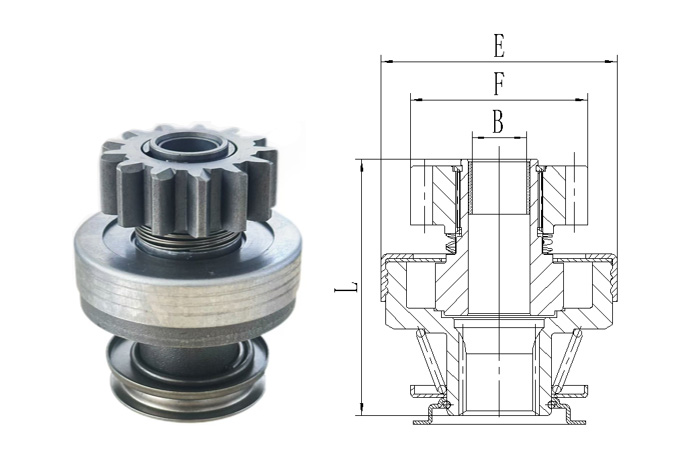 GL0490 STARTER DRIVE