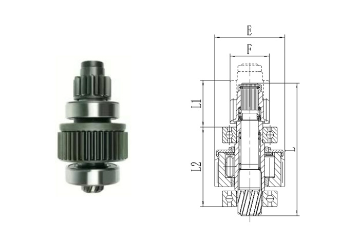 GL0492 STARTER DRIVE