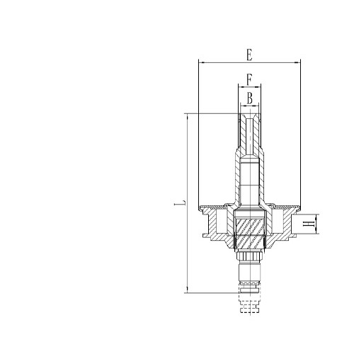 GL0493 STARTER DRIVE QDJ1368 CW 22T 19-Spline