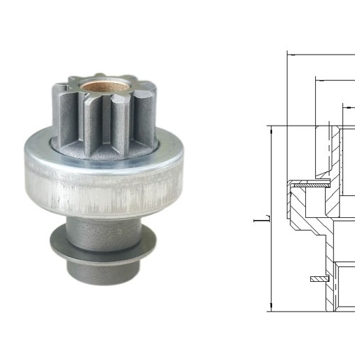 GL0495 STARTER DRIVE
