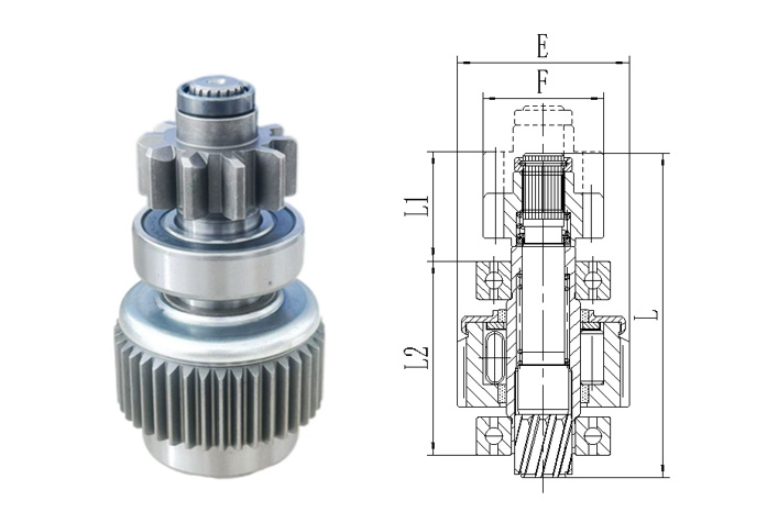 GL0498 STARTER DRIVE