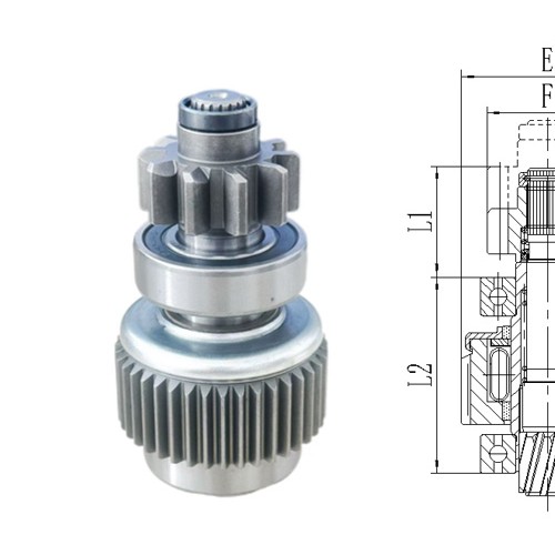 GL0498 STARTER DRIVE