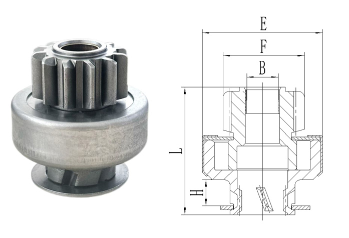 GL0499 STARTER DRIVE