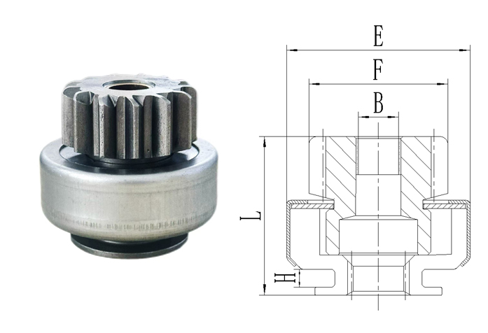 GL0503 STARTER DRIVE