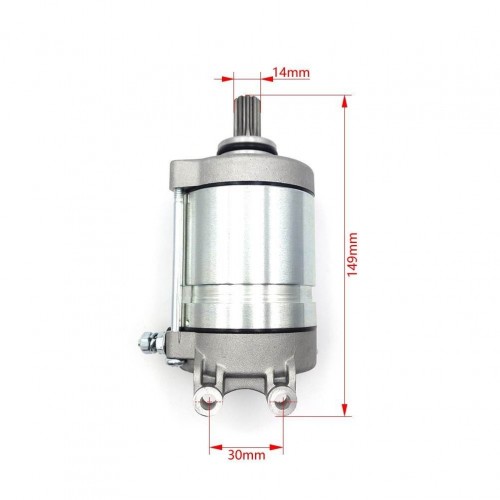 Starter Motor Motorcycle Electrical Start Engine 9 Teeth for ZONGSHEN NC450 ZS194MQpicture5
