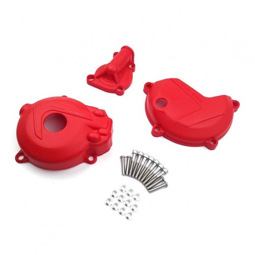 Motorcycle NC250 Clutch Magneto Water Pump Protection Cover Engine Guard for ZONGSHEN NC250 Engine KAYO BSEpicture2