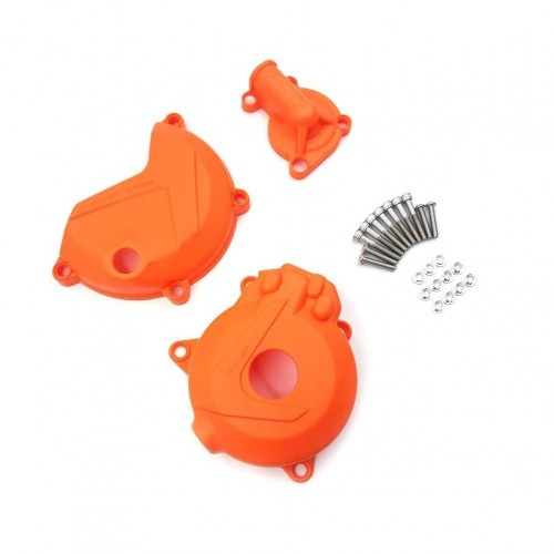 Motorcycle NC250 Clutch Magneto Water Pump Protection Cover Engine Guard for ZONGSHEN NC250 Engine KAYO BSEpicture5