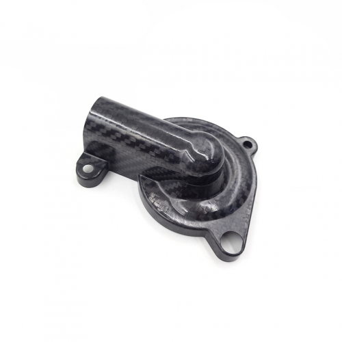 Motorcycle NC250 Modified Carbon Fiber Water Pump Cover Guard Decorate Cover for ZONGSHEN NC250 Engine KAYO BSE