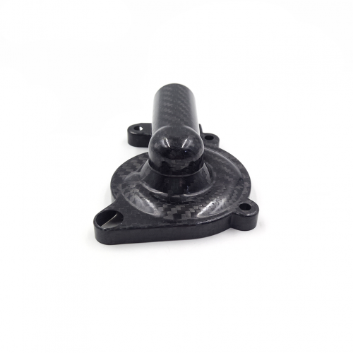 Motorcycle NC250 Modified Carbon Fiber Water Pump Cover Guard Decorate Cover for ZONGSHEN NC250 Engine KAYO BSEpicture5