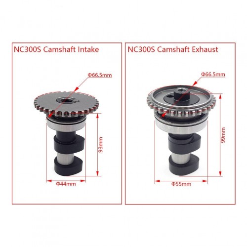 Motorcycle Camshaft Intake Exhaust Dual Cam Shaft for ZONGSHEN NC250S NC300S Engines KAYO BSEpicture3