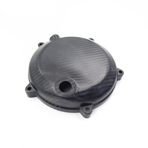 Motorcycle NC250 Carbon Fiber Right Crankcase Clutch Cover Guard Decorate Cover KAYO BSE for ZONGSHEN NC 250CC Enginepicture2