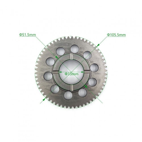 Motorcycle KAYO BSE NC250 Overrunning Clutch Gear for ZONGSHEN NC 250 Enginepicture3