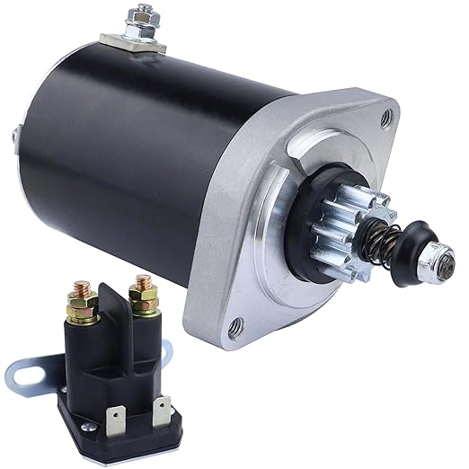 Starter & Relay for Kawasaki Engine for Cub Cadet LTX1046 LTX1050 12-13, RZT50 54 Z-Force S 48 54 60 12-13, 21163-0711 21163-0714 21163-0727 21163-0749 21163-7024 21163-7034 FR691V-AS04picture1