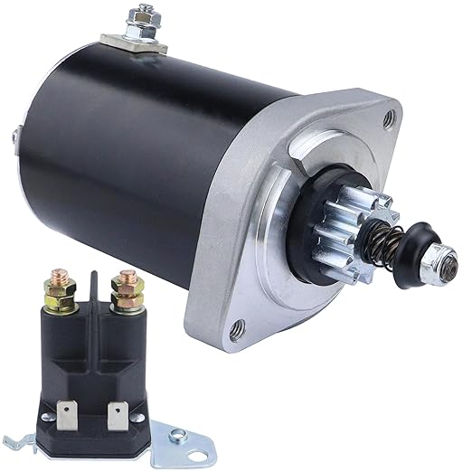 Starter & Relay for Kawasaki Engine for Cub Cadet RZT46 RZT50 RZT54, Z-Force 48 54 60, LTX1046 LTX1050 2014, 21163-0711 21163-0714 21163-0727 21163-0749 21163-7024 21163-7034 FR691V-AS04picture1