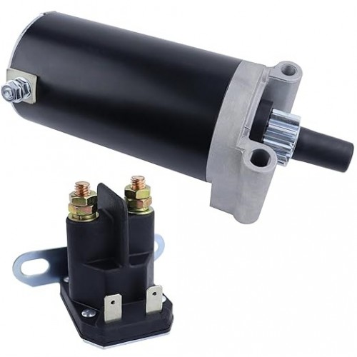 Starter & Relay for Kohler for Cub Cadet LT1045 LT1046 05-06, i1046 i1050 06-12, LTX1046 09-14, LTX1042 LTX1050 RZT 42 46 50 54 11-13, 1999-1140051 3209801 3209803 3209804 32-098-01-Spicture7